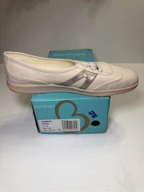 BareTraps Cream Slip-On with Silver Accent